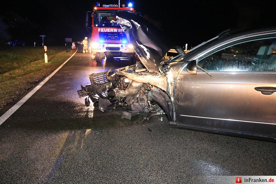 Unfall auf B26 bei Steinbach