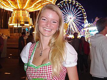 Johanna Klepacki aus Helmbrechts ist Kronachs zweite "Miss Freischießen". Foto: Heike Schülein