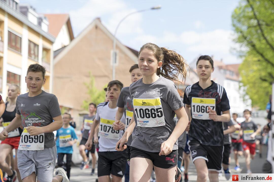Weltkulturerbelauf 2017 in Bamberg: Der Stadtwerke Schüler-Lauf