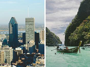 Urlaub, Reise, Reiseziel, Lonely Travel, Kanada, Thailand