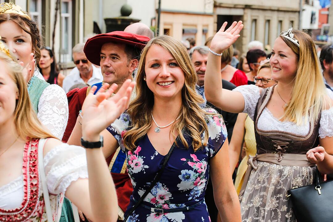 Weinfest-Eröffnung in Zeil am Main
