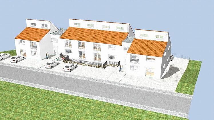 Geplante Wohnanlage "Mehrgenerationenhaus Nüdlingen"