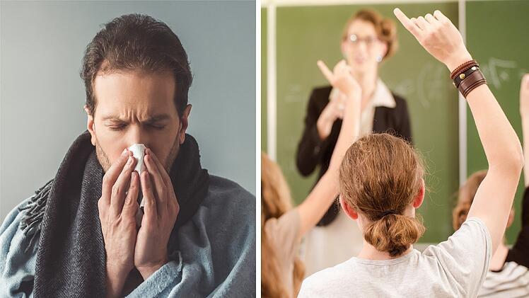 N&uuml;rnberg: Erk&auml;ltungswelle sorgt f&uuml;r kranke Lehrer - "alle mobilen Reserven im Einsatz"