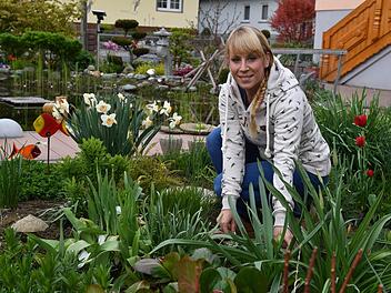 "Ich liebe die ständigen Veränderungen, die der Garten im Laufe des Jahres durchmacht", sagt Sabrina Zenk. Foto: Ronald Rinklef