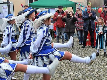 Am Anger feierten die Münnerstädter am Samstag ihren Straßenfasching.Dieter Britz