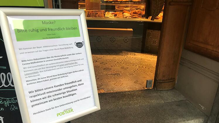 Bamberg: Bäcker will "keine Diskussionen über Maskenpflicht" mehr
