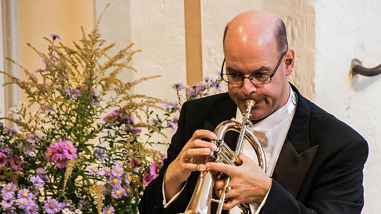 Impressionen vom Konzert des Ensembles "Blech 10" in der Coburger Morizkirche.Foto: Jochen Berger