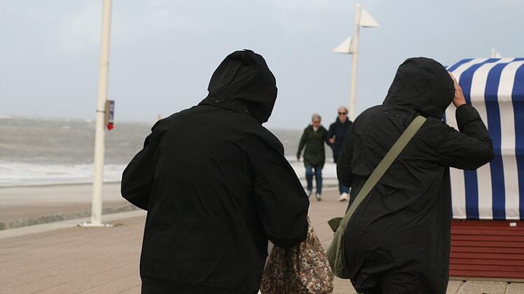 Erster Herbststurm fegt über Norderney