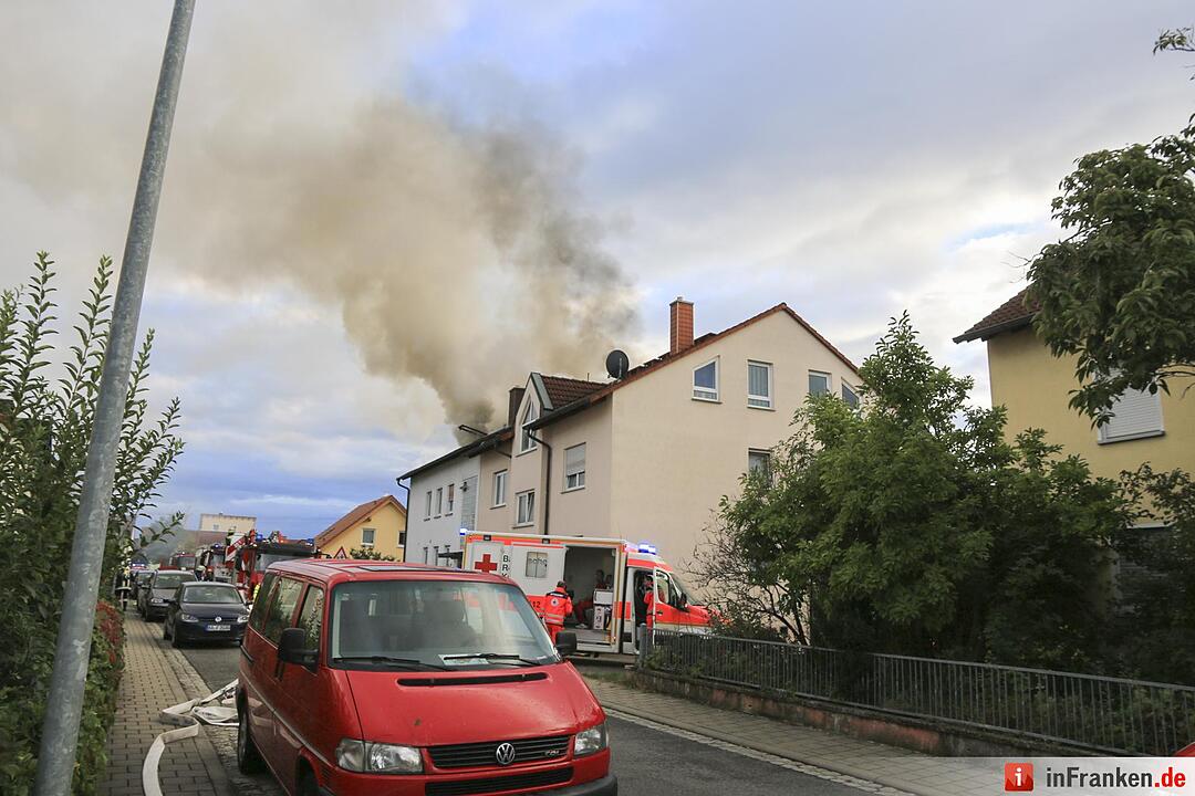 Brand in Hallstadt
