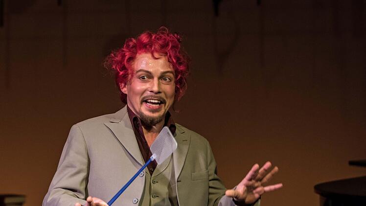 Impressionen vom Kinderkonzert "Herr Buffo und der Notendieb" im Coburger Theater in der Reithalle: Ingo Paulick.Foto: Jochen Berger