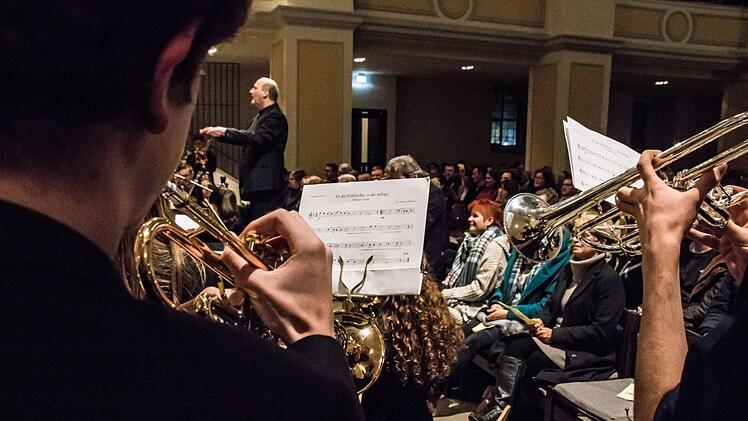 Impressionen vom Weihnachtskonzert des Coburger Gymnasiums Albertinum in der MorizkircheFoto: Jochen Berger
