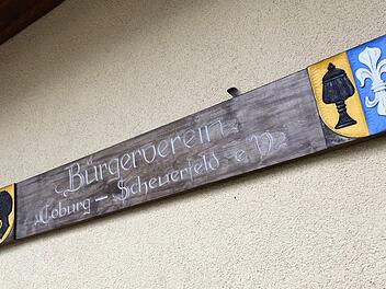 Der Bürgerverein in Coburgs westlichem Stadtteil Scheuerfeld sorgt mit einem Wahlaufruf zur Stadtratswahl für Aufregung.Foto: Jochen Berger