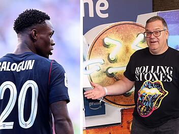 Elton (rechts) hat sich im WM-Skandal um US-St&uuml;rmer Folarin Balogun ge&auml;u&szlig;ert.