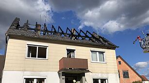 Großbrand in Lichtenfels