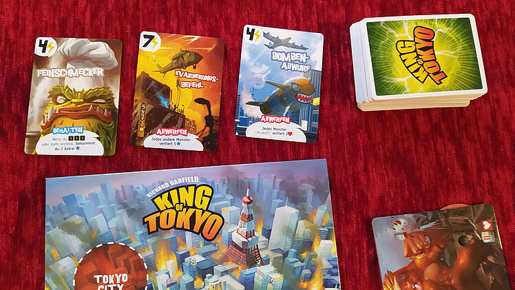 King of Tokyo im Test - Witziger Karten- und Würfelspiel-Mix für Godzilla-Fans