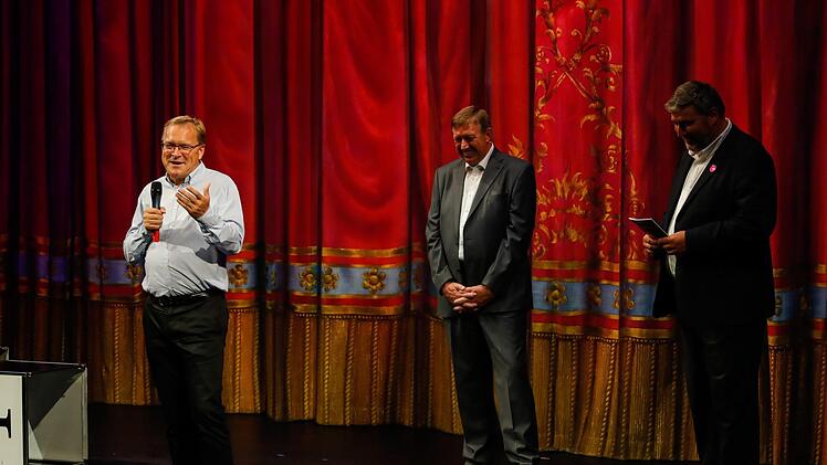 Fuchs-Varietégala 2017: (v.l.) Andreas Starke, Alfons Distler, Klaus Stieringer. Foto: Matthias Hoch