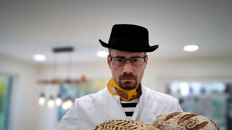 "Baking Bread" statt "Breaking Bad": Steffen Schneiders persönliche Parodie auf die US-Erfolgsserie. Allerdings war die Rechtmäßigkeit seines Backens für ihn Grundvoraussetzung.