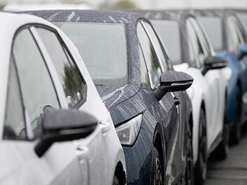 Neuwagen vor der Auslieferung