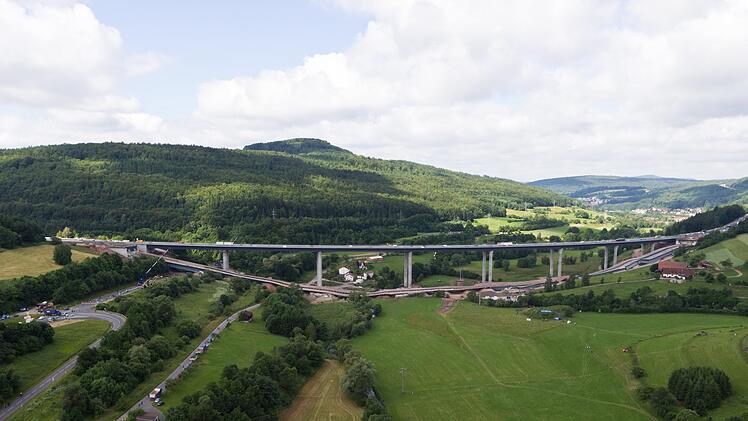 Sprengung der Sinntalbruecke