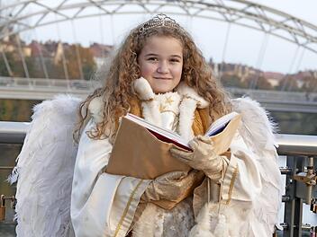 Laura Haag, Bamberger Christkind 2017  Foto: Bernd Oelsner