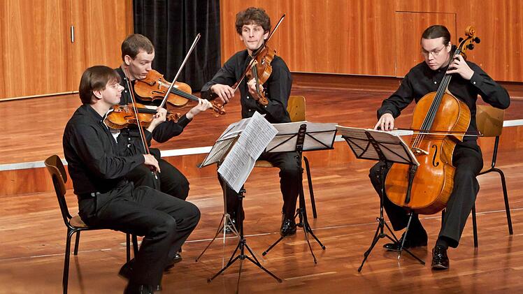 Das Bennewitzquartett gastiert am 17. Februar 2014 erneut in Coburg - dann gemeinsam mit dem Cellisten Michal Kanka.Foto: Archiv/Jochen Berger
