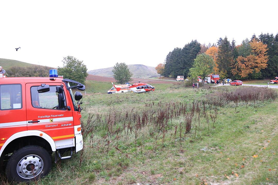 Schwerer Unfall bei Rohrbach