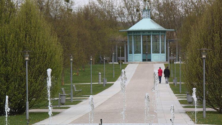 Der Monopteros im Kurpark Foto: Matthias Einwag