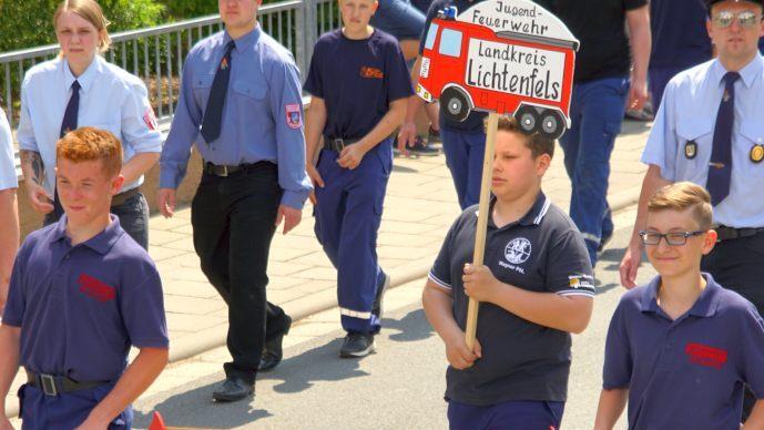 Ohne Nachwuchs ist alles nicht - auch bei der Feuerwehr. Erfreulicherweise nahmen auch viele Kinder- und Jugendgruppen teil.Mario Deller