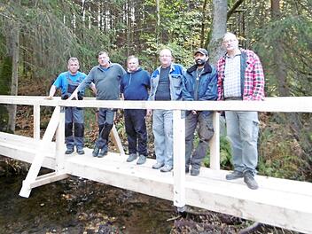 Die neue Brücke bei der Hübnersmühle Foto: privat