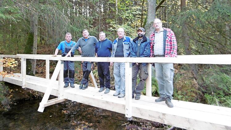 Die neue Brücke bei der Hübnersmühle Foto: privat