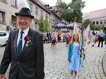 Das Wetter kann diesem Schützen nicht die Laune verderben. Fotos: Barbara Herbst