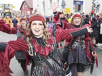 Großer Faschingsumzug  zum Stadtsteinacher Marktplatz