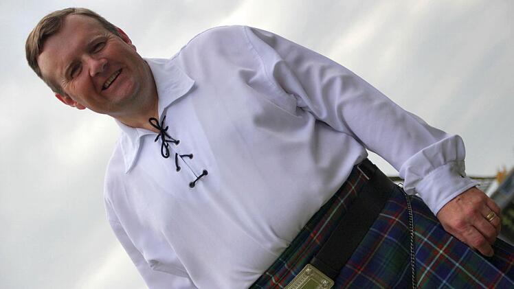 Nicht nur im Rock ein echter Schotte: David Mathieson.Fotos: Pelke