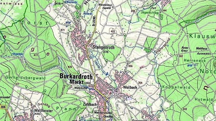 Die Ortsteile um Burkardroth