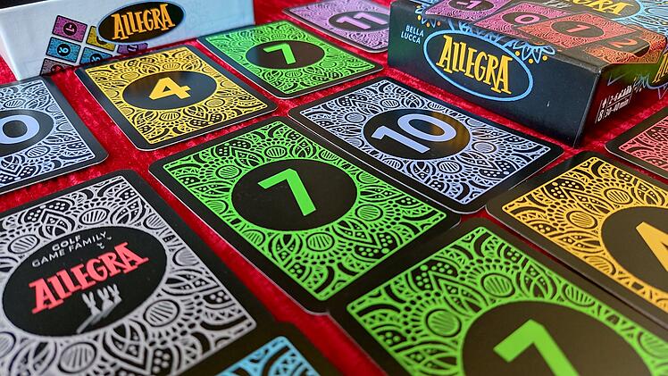 Allegra im Test - Starkes fränkisches Karten-Optimierspiel