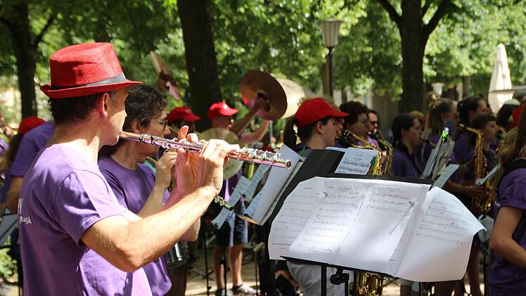 Impression vom Flashmob. Foto: Johannes Schlereth