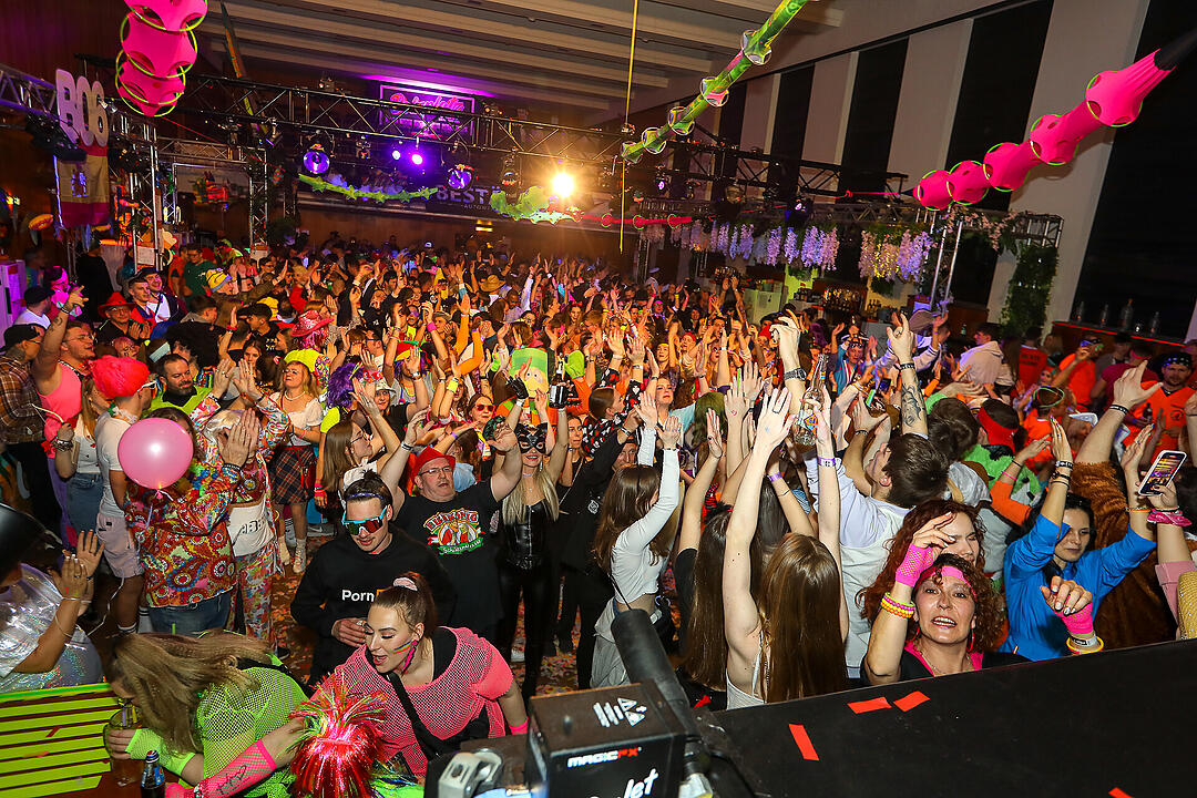 Beste Partystimmung in der Stadthalle