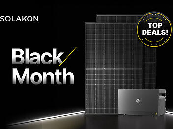 Solakon Balkonkraftwerk mit ONE Speicher: Black Friday-Angebot ab 749 €