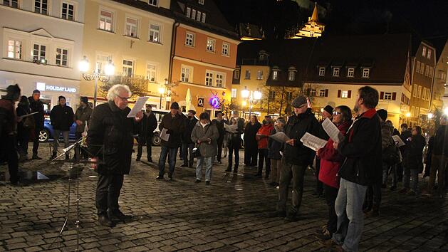 Johannes Asen las die Geschichte vom Rattenfänger von Kulmbach.