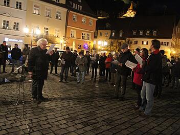 Johannes Asen las die Geschichte vom Rattenf&auml;nger von Kulmbach.