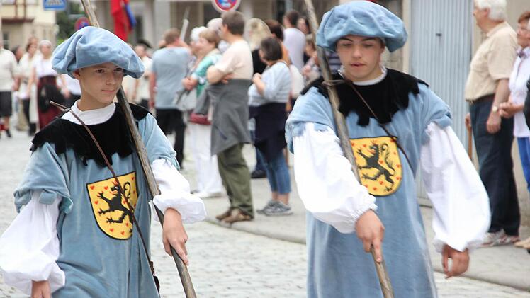 Historischer Festzug durch Kronach. Foto: Marco Meißner