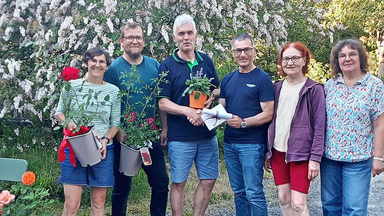 Sandra Nossek, Valentin Motschmann, Werner Freitag, Klaus Schnapp, Elfriede Fischer und Christine Liebl (von links).
