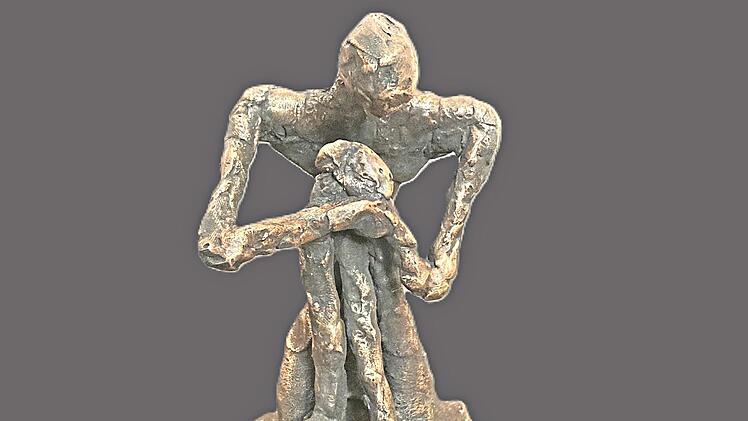 In der Ausstellung in der ehemaligen Synagoge Heubach wird unter anderem diese Skulptur zum Thema &bdquo;Tr&auml;gheit" zu sehen sein. Annette Scheder