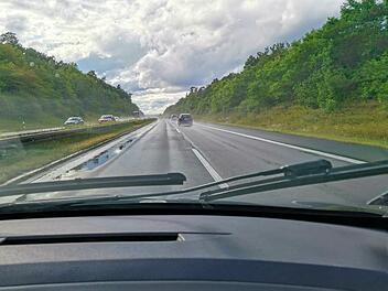 Auf der A73 wird ab Samstag gebaut.