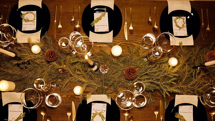 Bei einem leckeren Menü darf auch die richtige Deko nicht fehlen.
