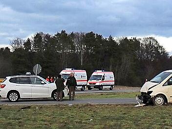 Ein schwerer Unfall hat sich gestern in der Nähe von Wiesenttal ereignet.  Foto: fra-press