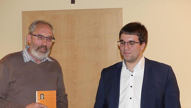 Franz Rabl (l.) begrüßte Konrad Körner.    Foto: privat