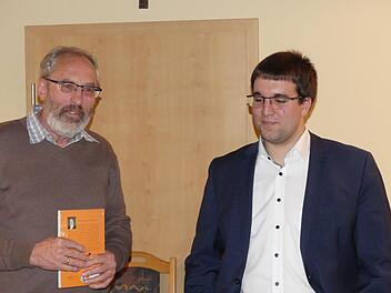 Franz Rabl (l.) begr&uuml;&szlig;te Konrad K&ouml;rner.    Foto: privat