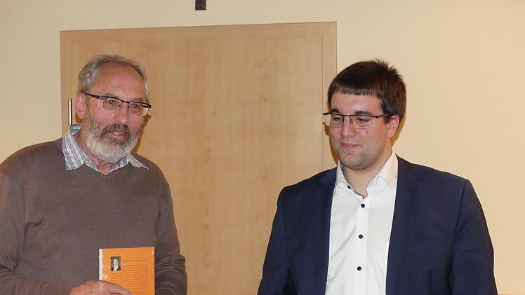 Franz Rabl (l.) begrüßte Konrad Körner.    Foto: privat