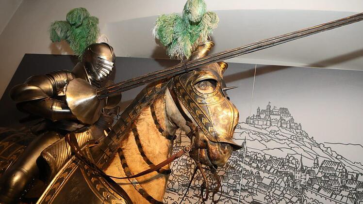 Die Ritter kämpften nur noch zur Schau. Foto: Barbara Herbst
